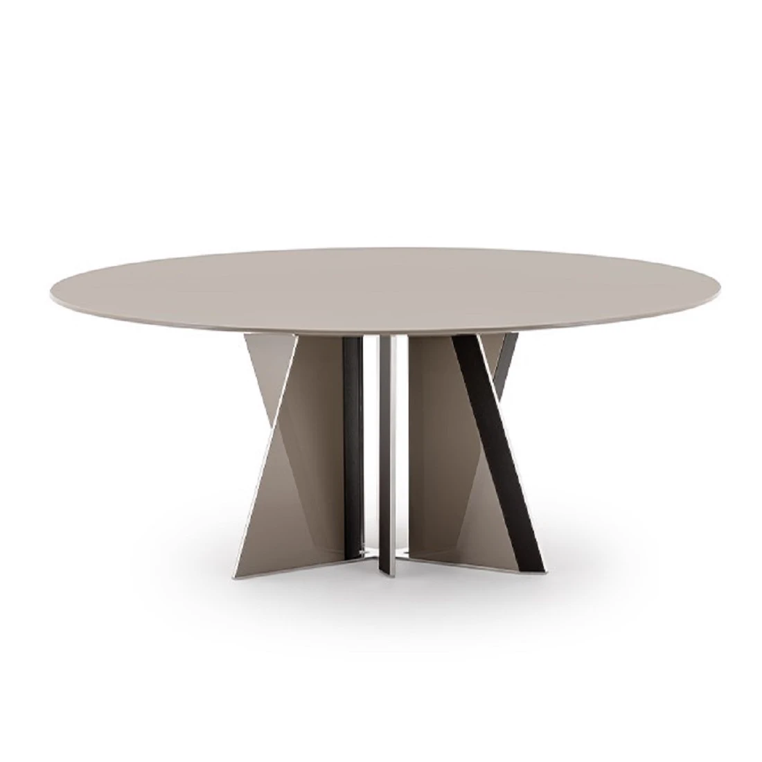 Стол Milano Round Table — Turri Spa, кожа, фото 2