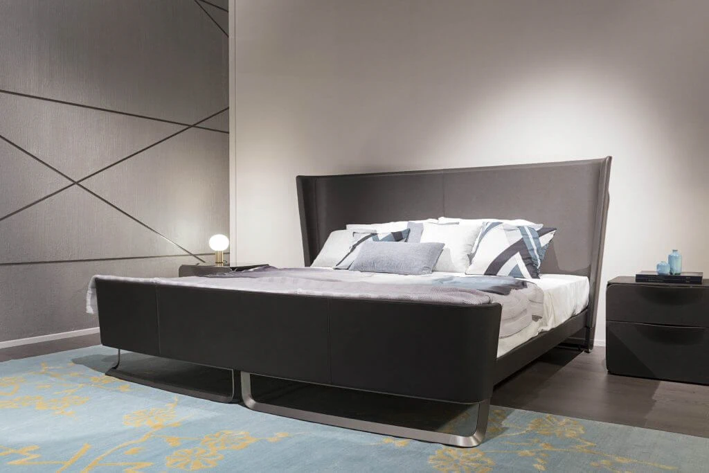 Кровать Milano — Turri Spa, кожа, фото 2