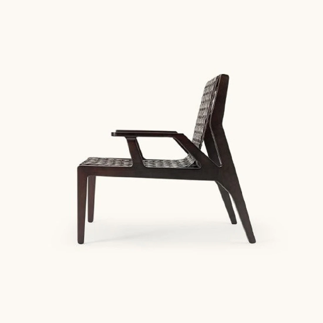 Каркас и наполнение: дерево. Современный дизайн Кресло Net Saddle Armchair — Turri Spa, кожа, фото 3