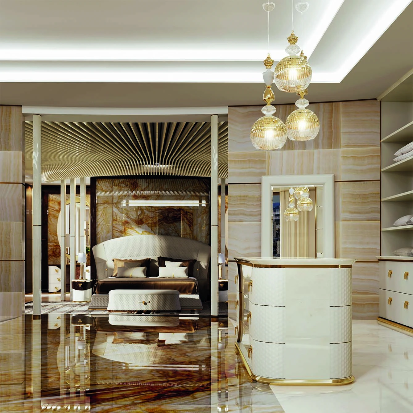 Кровать Vogue — Turri Spa, фото 4