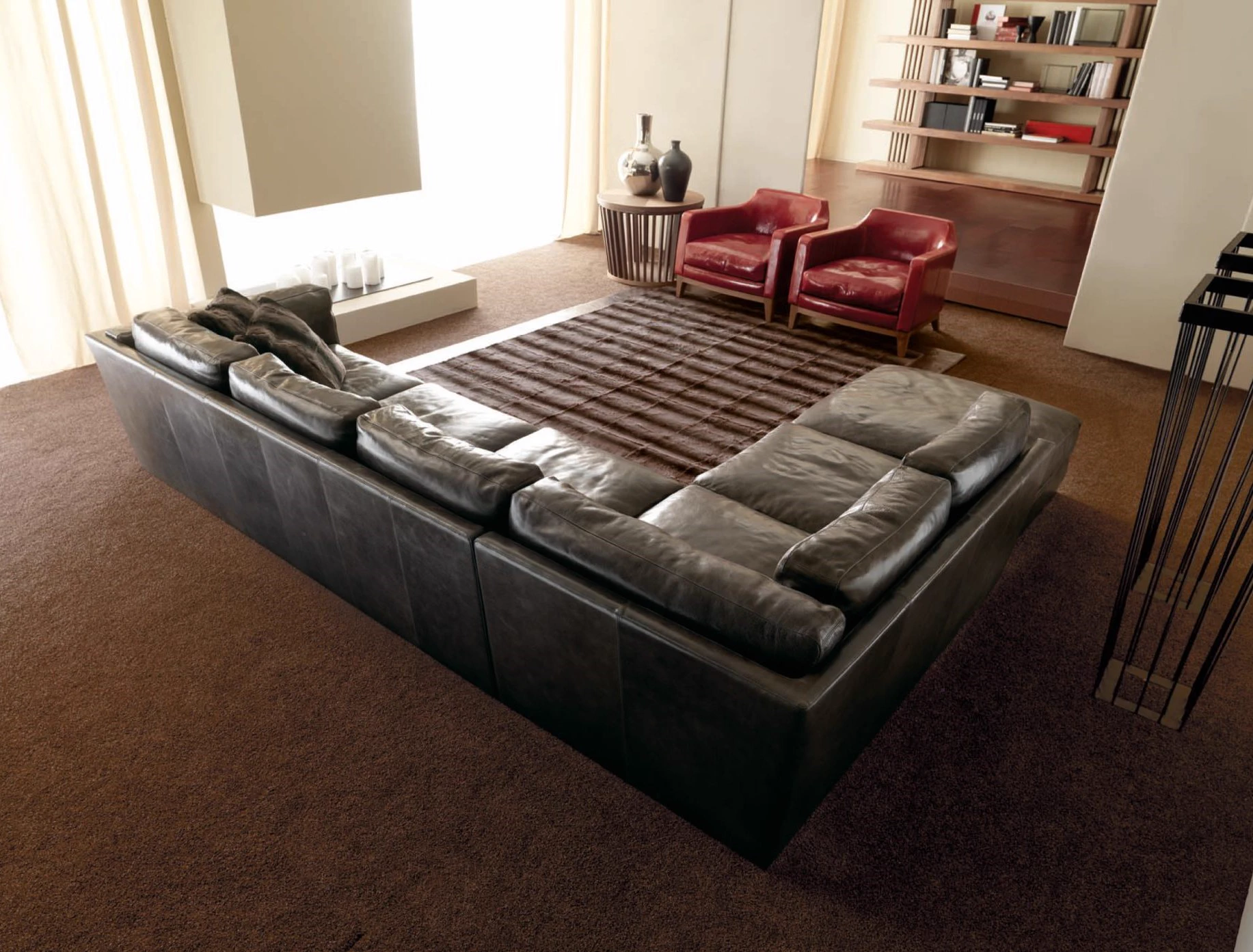 Диван Alison Sectional — Ulivi Salotti, кожа, фото 3