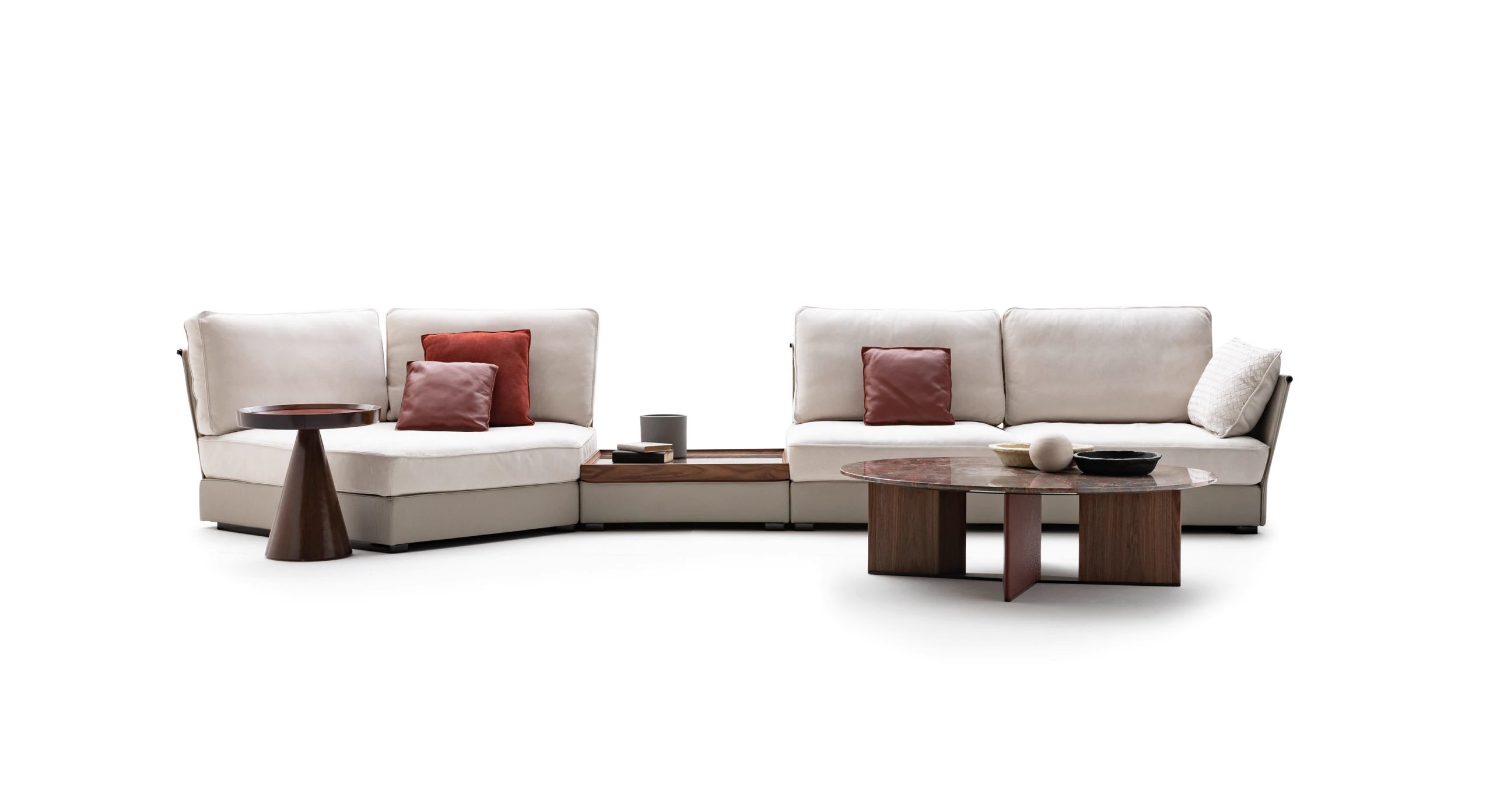 Диван Barnaby Sectional — Ulivi Salotti, кожа, фото 4