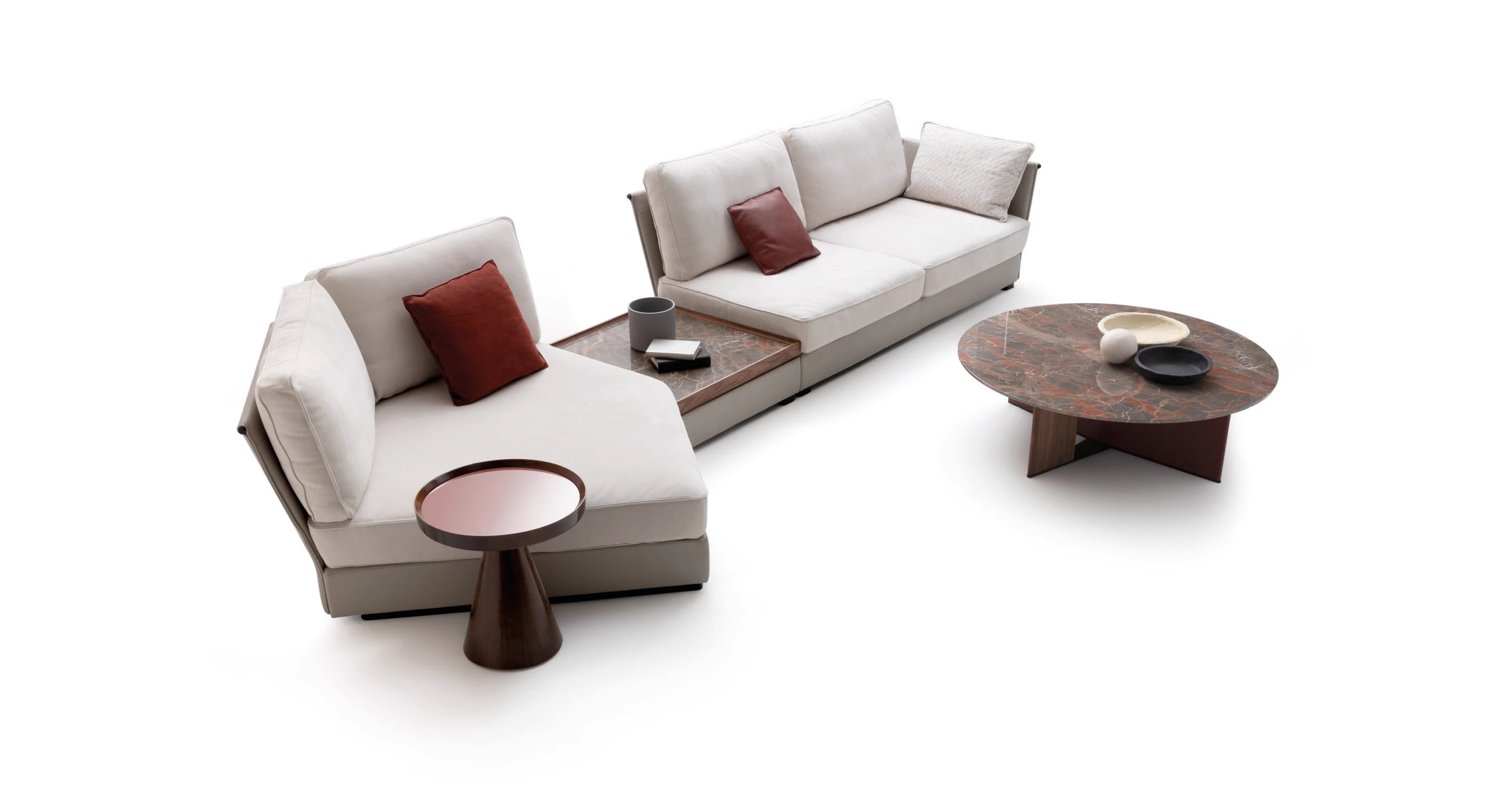 Диван Barnaby Sectional — Ulivi Salotti, кожа, фото 5