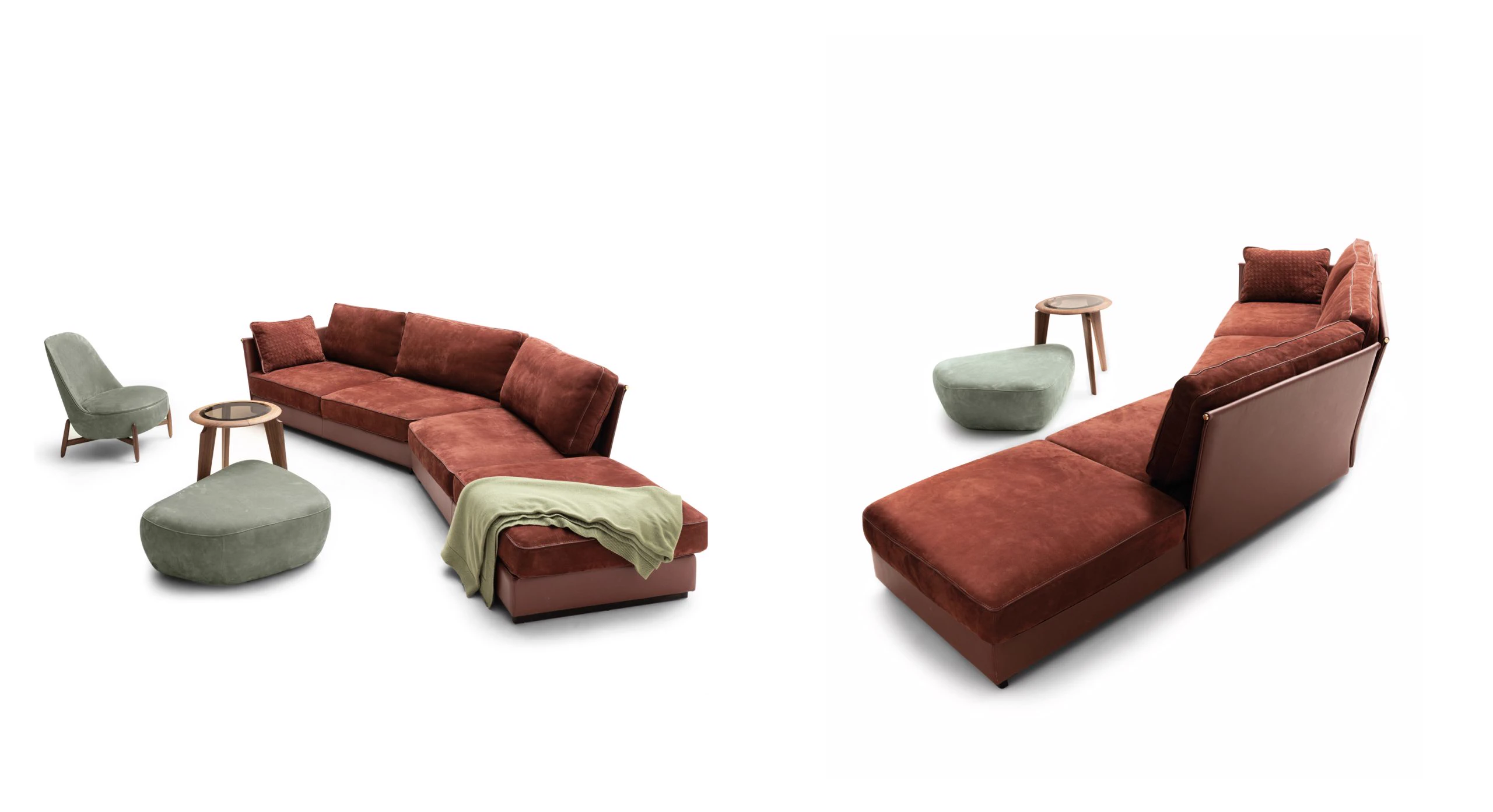 Диван Barnaby Sectional — Ulivi Salotti, кожа, фото 6