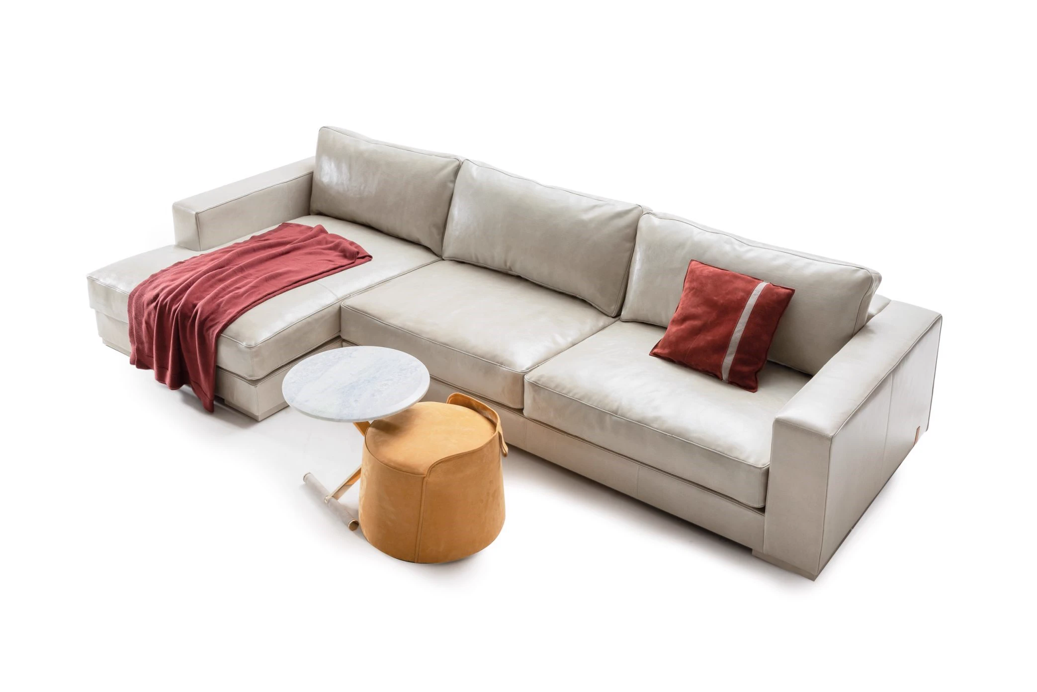 Диван Billy Sectional — Ulivi Salotti, кожа, фото 3