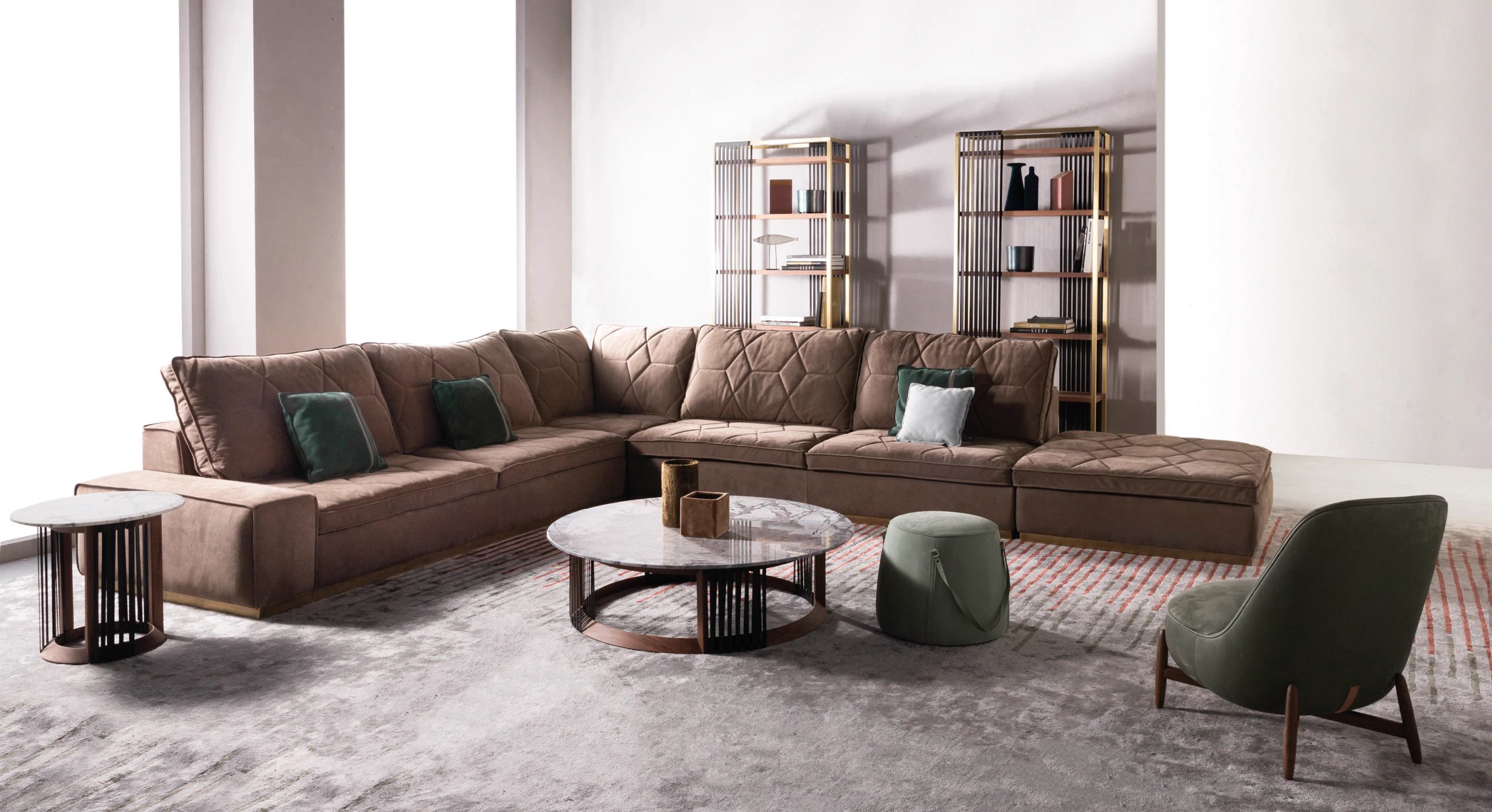 Диван Cesar Sectional — Ulivi Salotti, кожа, фото 5