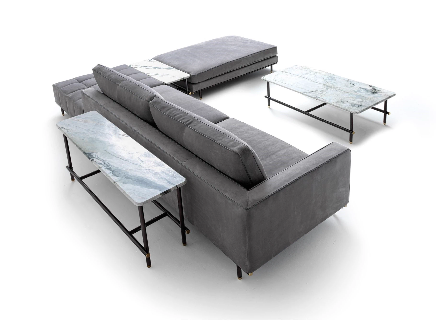 Диван Etienne Sectional — Ulivi Salotti, кожа, фото 2