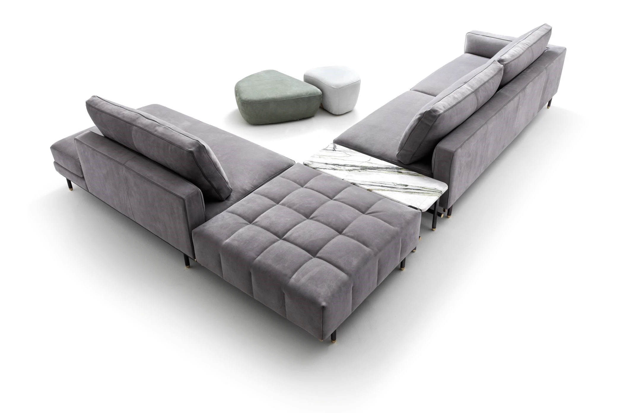 Диван Etienne Sectional — Ulivi Salotti, кожа, фото 3