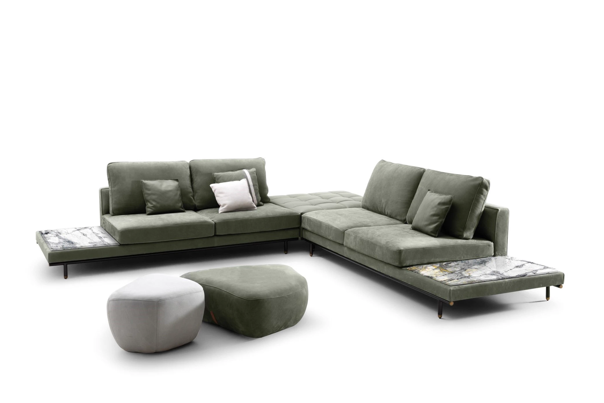 Диван Etienne Sectional — Ulivi Salotti, кожа, фото 6