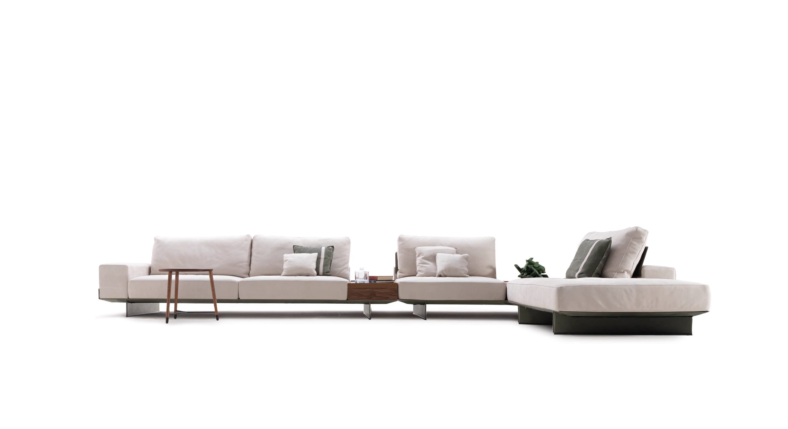 Каркас и наполнение: дерево. Современный дизайн Диван Granville Sectional — Ulivi Salotti, кожа, фото 3