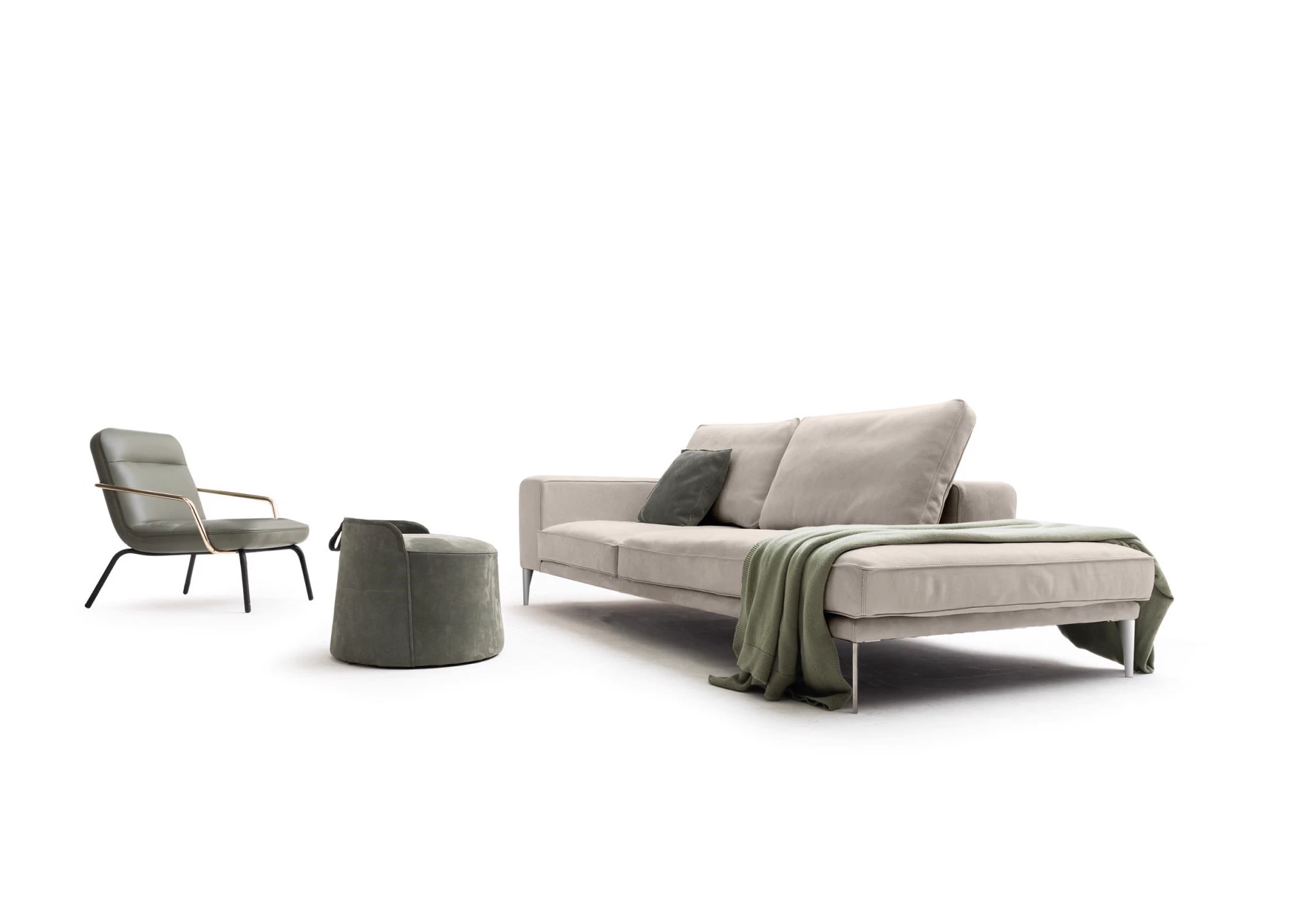 Диван Gregory Sectional — Ulivi Salotti, кожа, фото 4