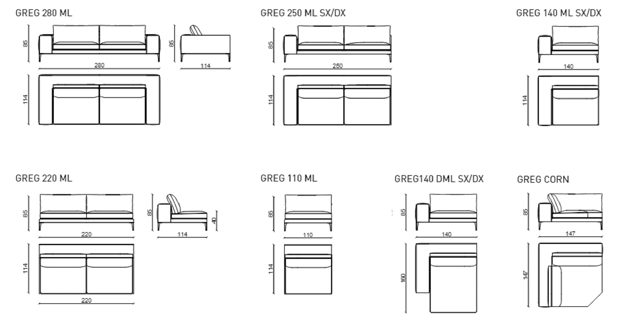 Диван Gregory Sectional — Ulivi Salotti, кожа, фото 5