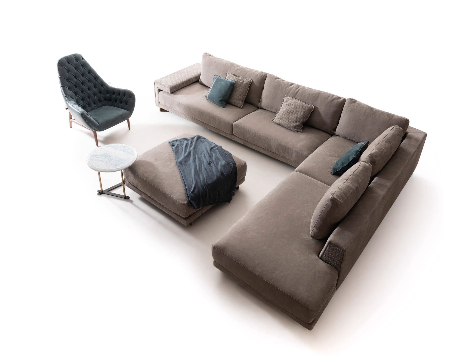 Диван Hector Sectional — Ulivi Salotti, кожа, фото 3
