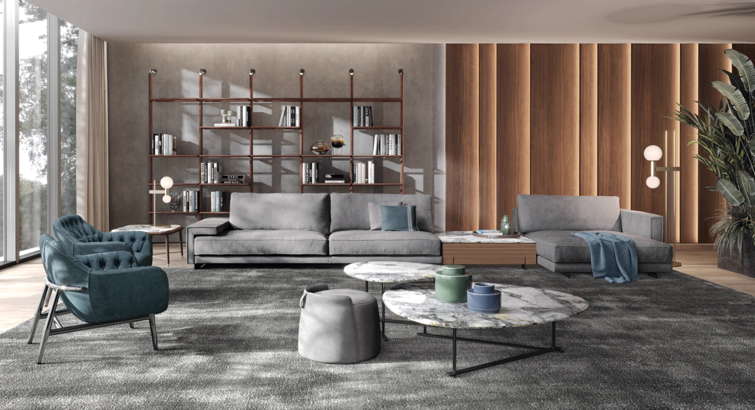 Диван Hector Sectional — Ulivi Salotti, кожа, фото 6