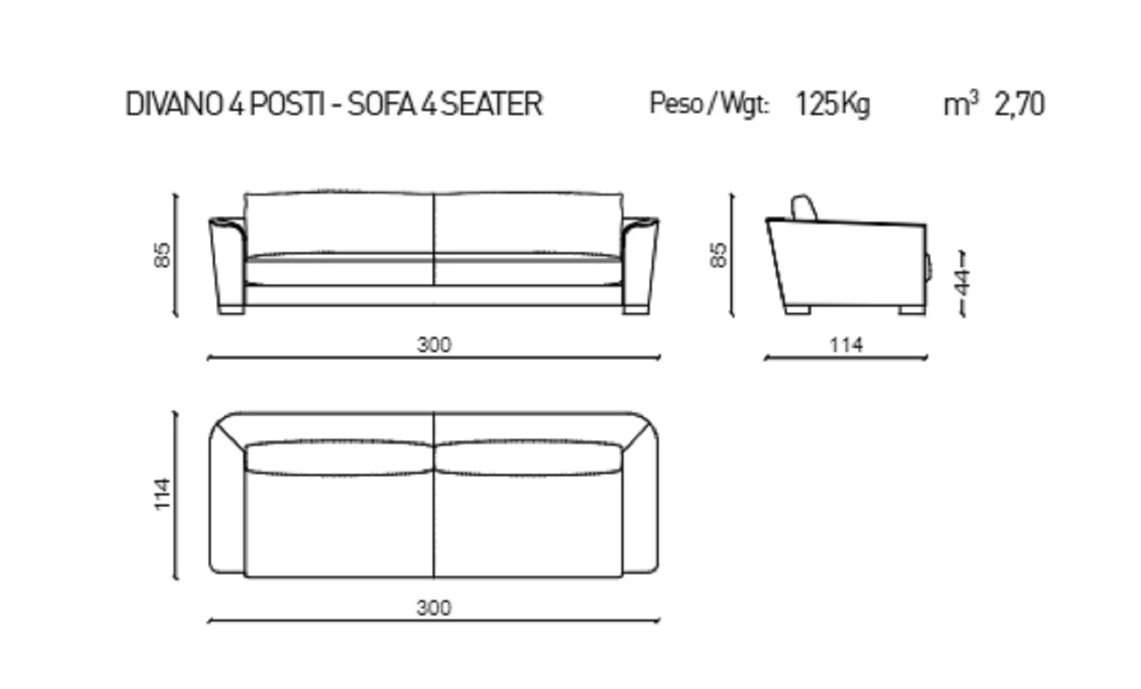 Диван Max — Ulivi Salotti, кожа, фото 5