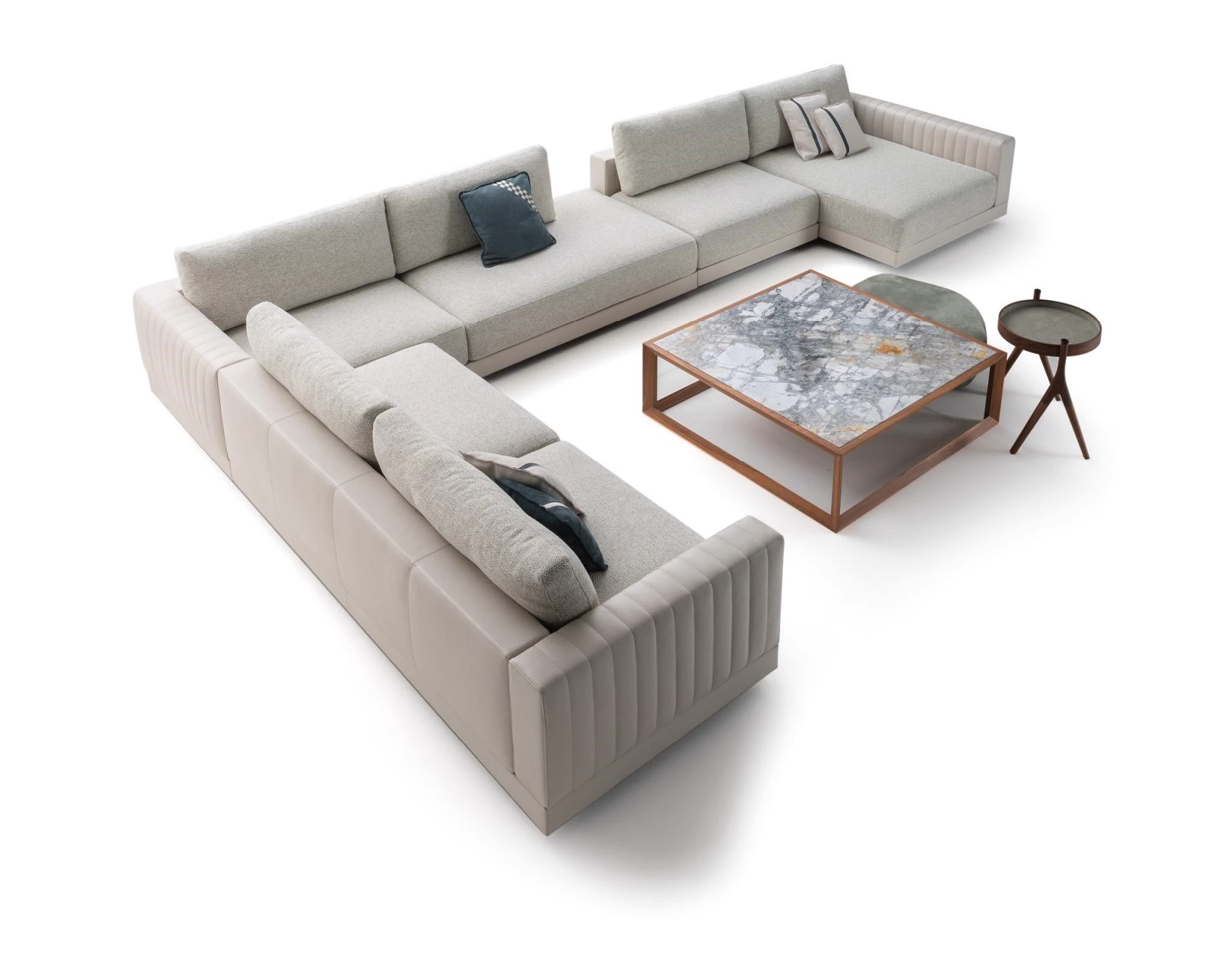 Диван Monroe Sectional — Ulivi Salotti, кожа, фото 3