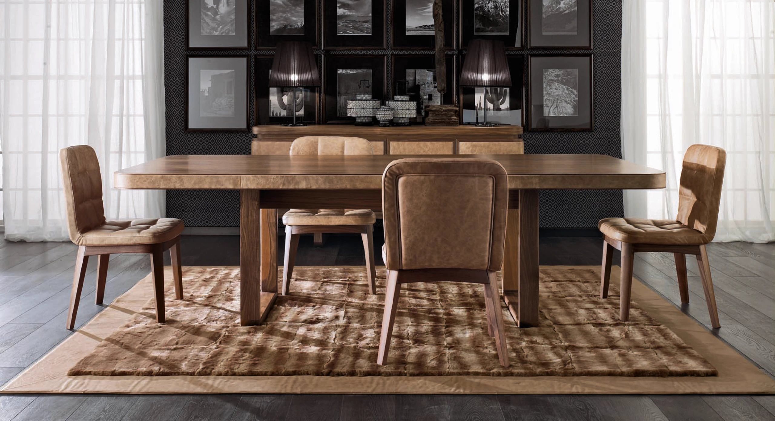 Стол Park Avenue — Ulivi Salotti, кожа, фото 3