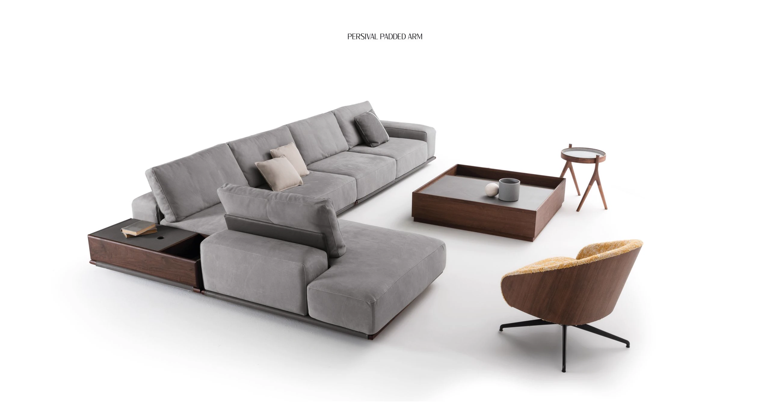 Диван Persival Sectional — Ulivi Salotti, кожа, фото 2