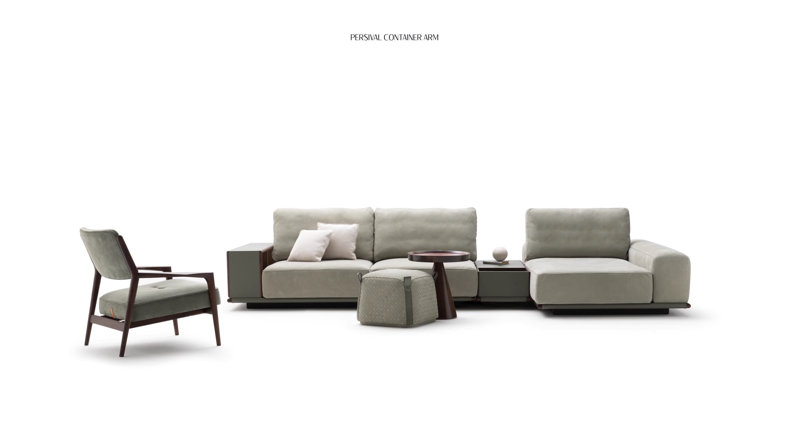 Диван Persival Sectional — Ulivi Salotti, кожа, фото 4
