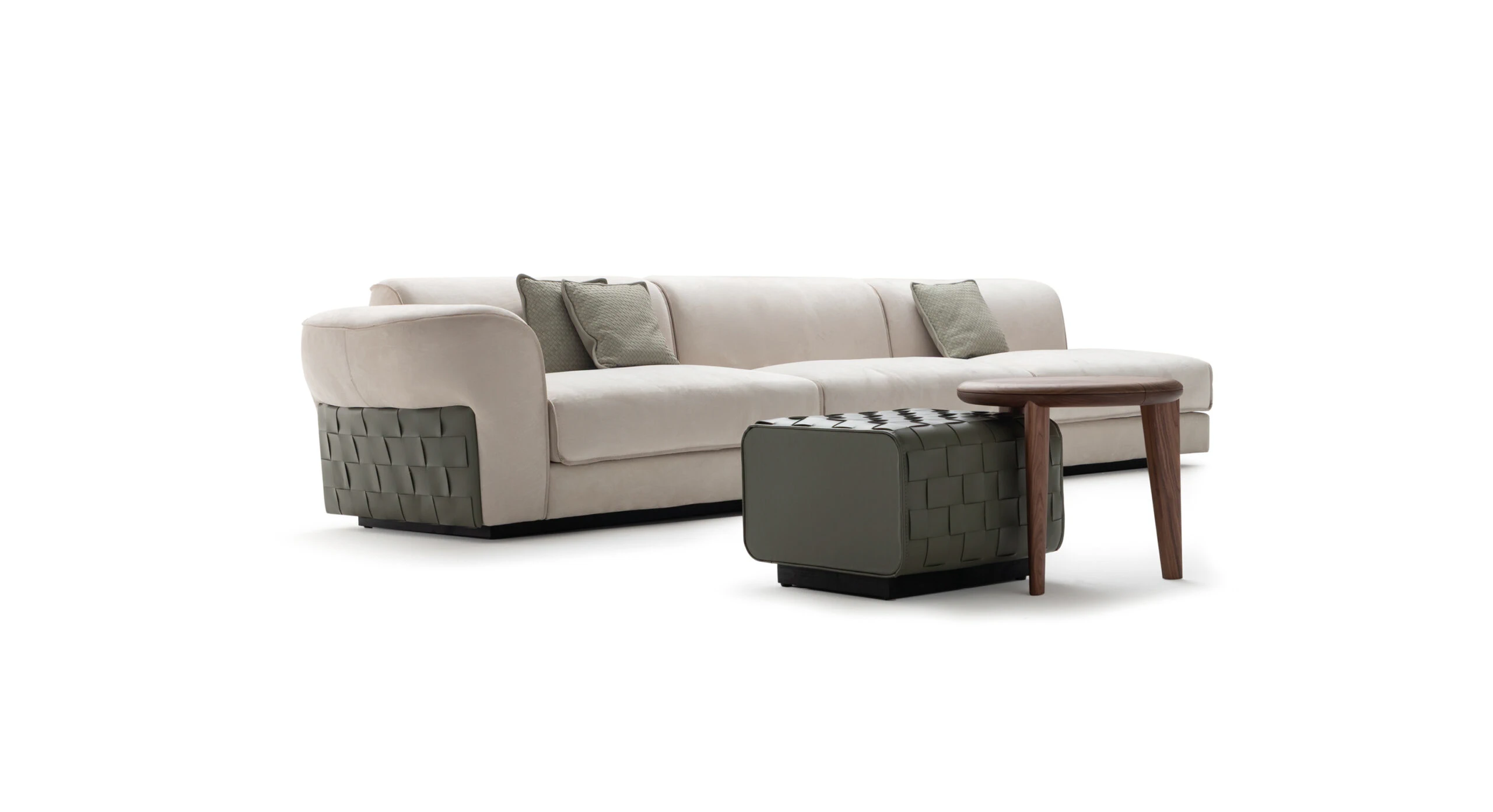Диван Plaf Sectional — Ulivi Salotti, кожа, фото 3