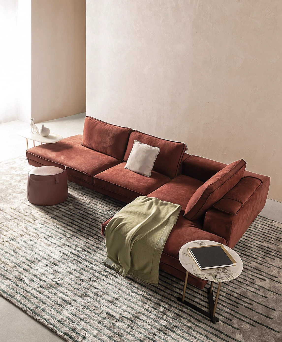 Диван Victor Sectional — Ulivi Salotti, кожа, фото 4