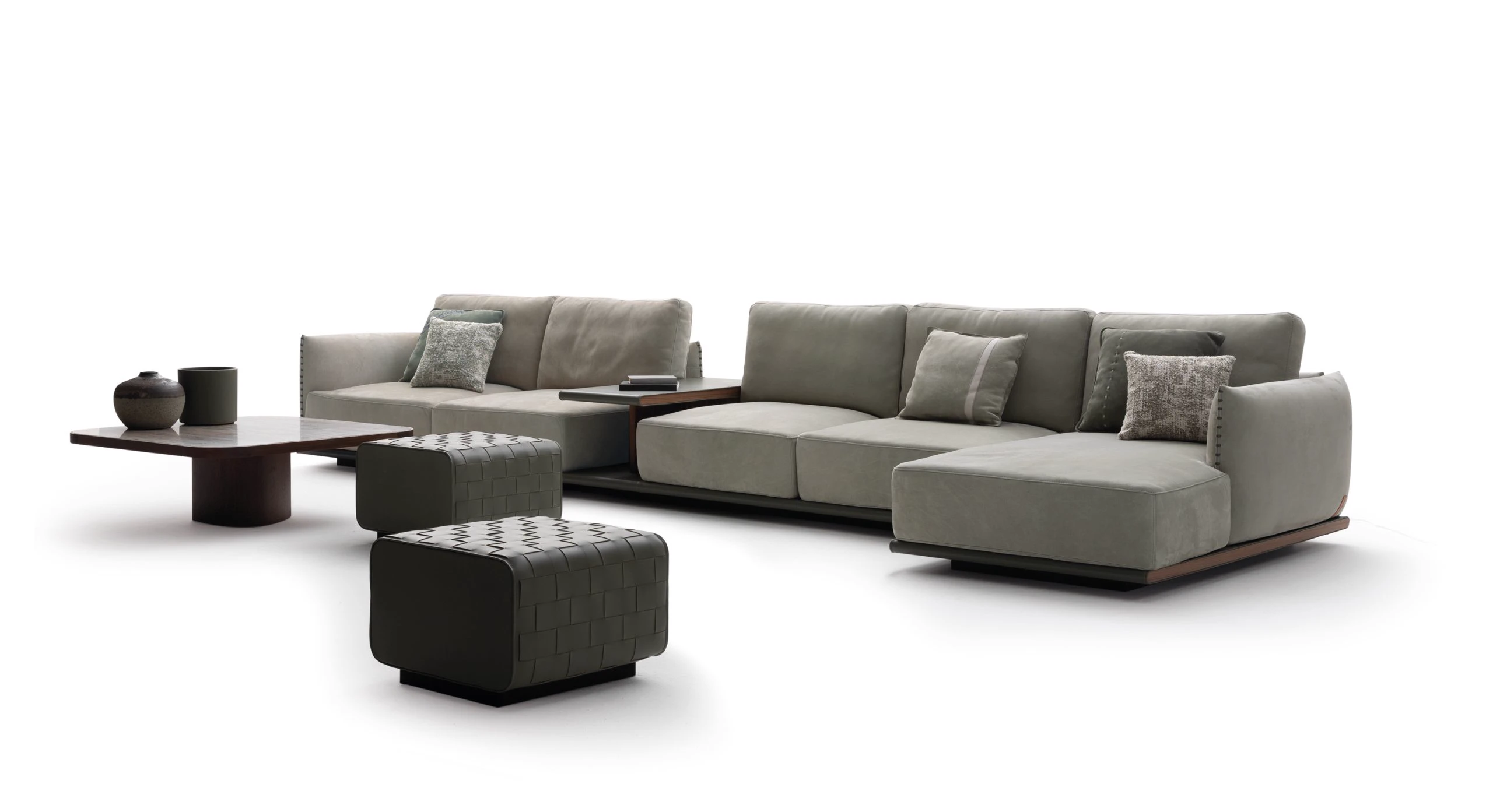 Диван Zigly Sectional — Ulivi Salotti, кожа, фото 3