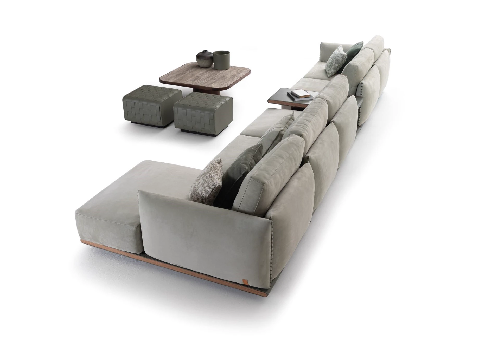Диван Zigly Sectional — Ulivi Salotti, кожа, фото 4