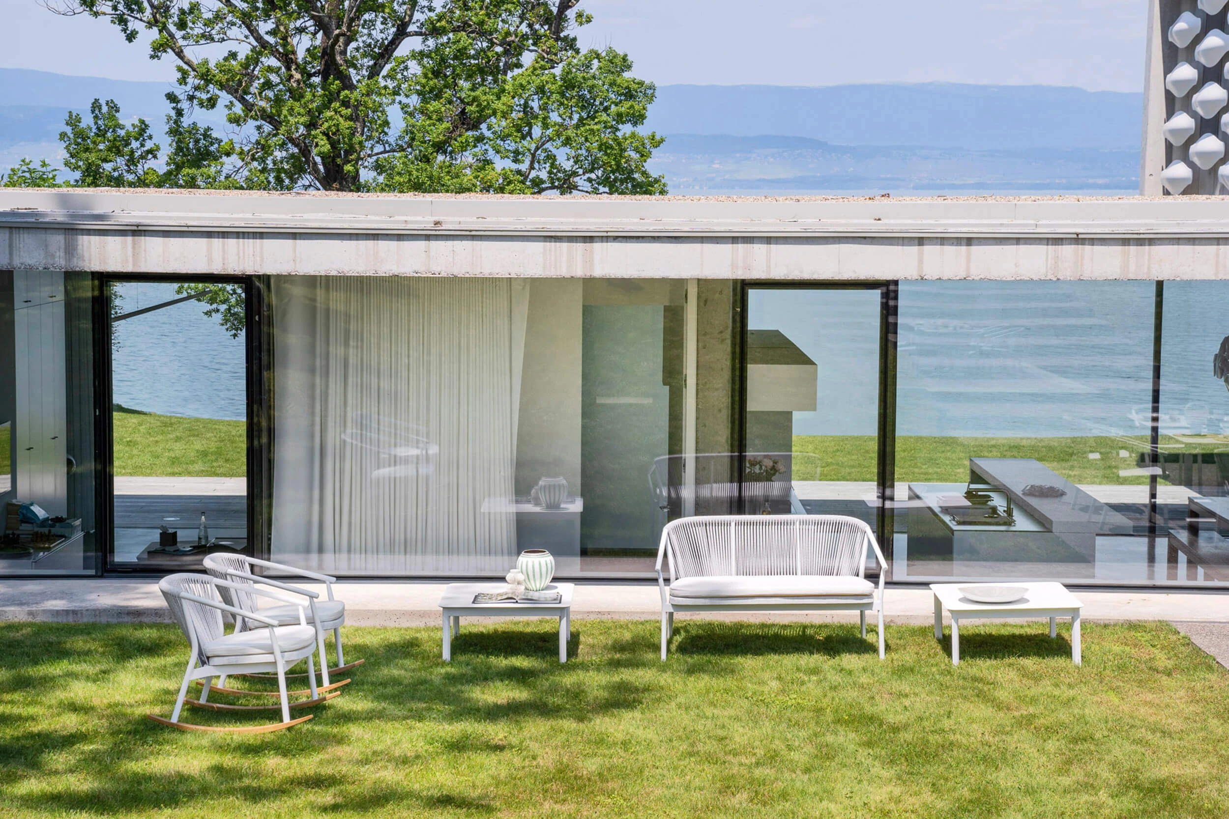 Кресло-качалка Smart Lounge — Varaschin, ткань, фото 5