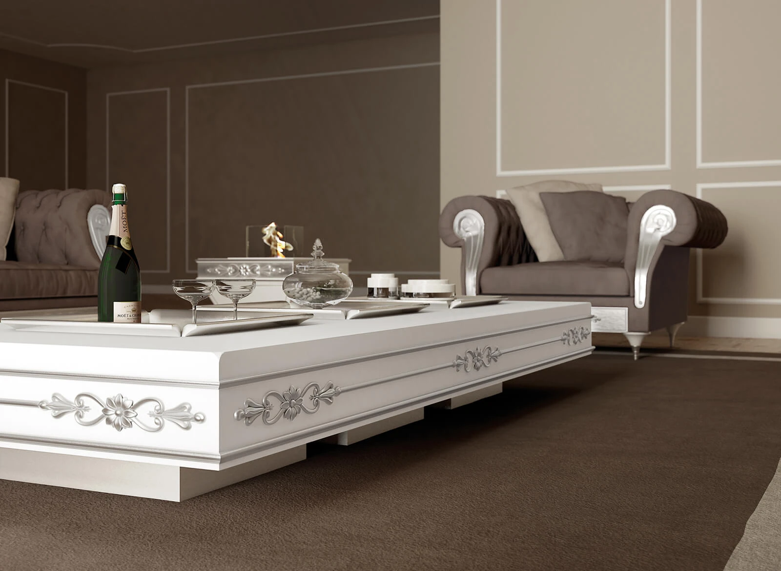 Кресло Chest Nouveau — Vismara, нубук, фото 4