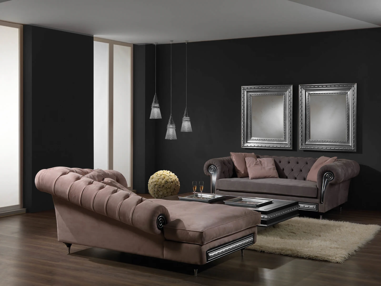 Кушетка Chest Nouveau — Vismara, нубук, фото 4