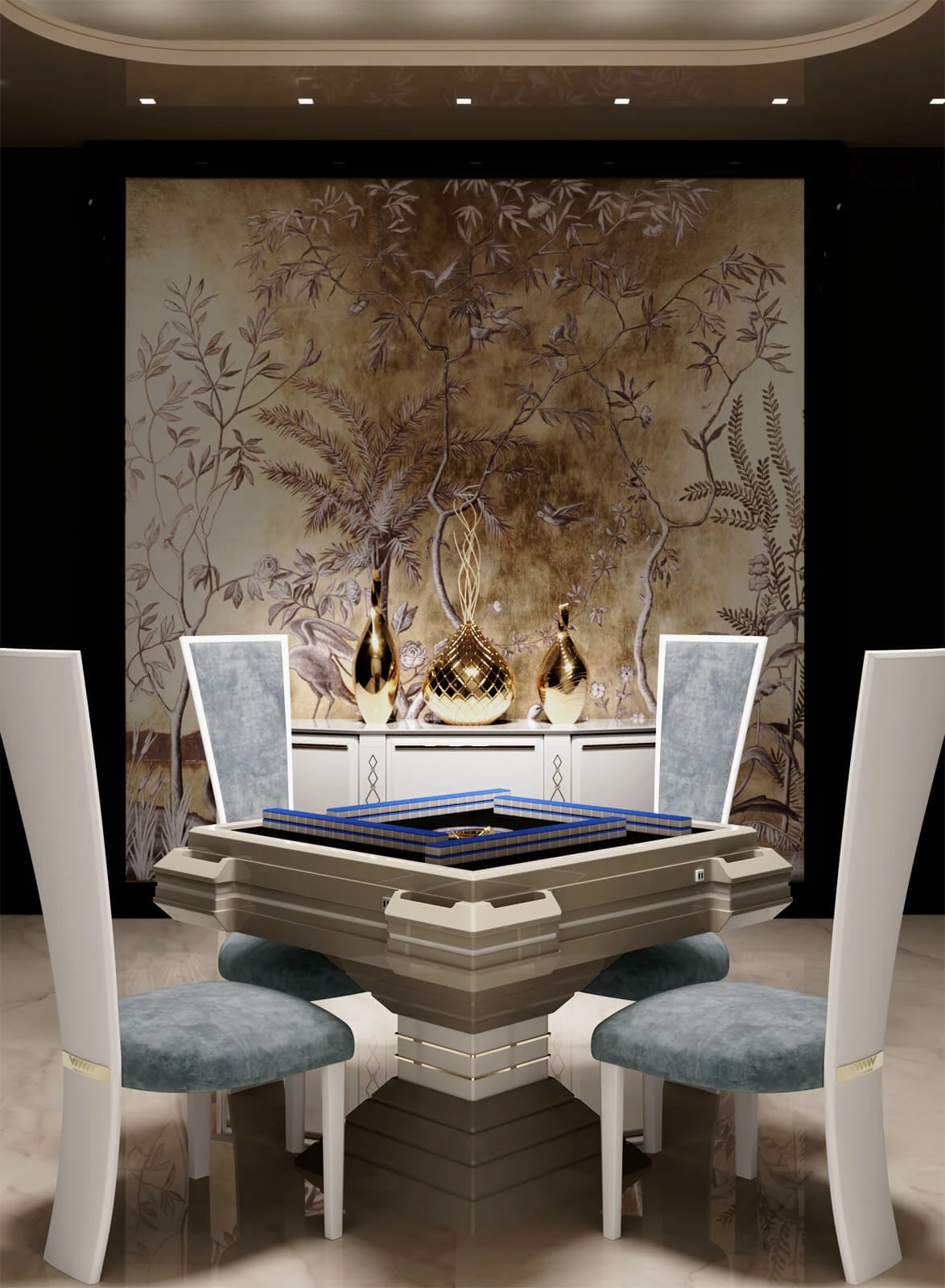 Стул High Chair — Vismara, нубук, фото 2