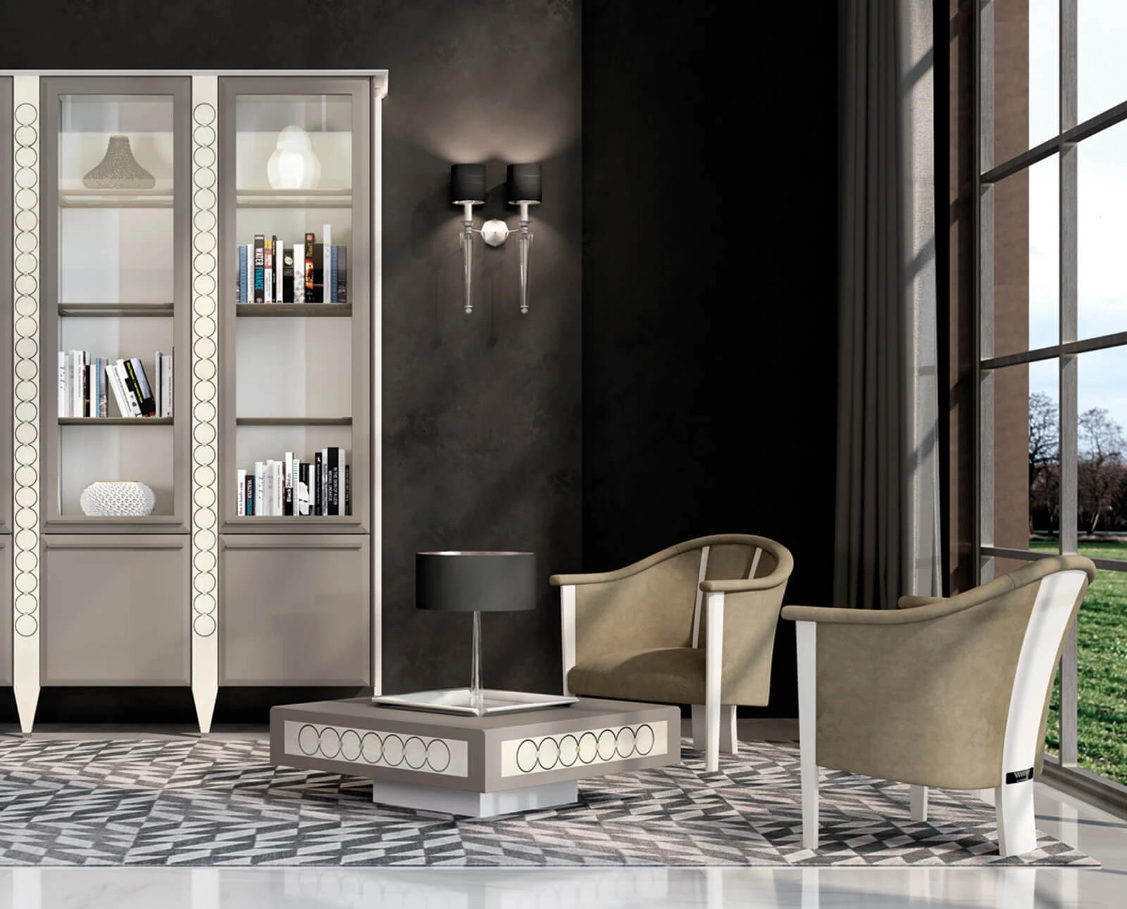 Кресло Lounge — Vismara, нубук, фото 4