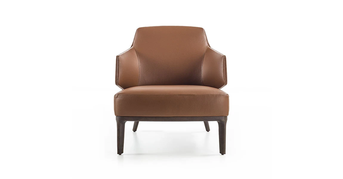 Кресло Amanda — Vittoria Frigerio, кожа, фото 2