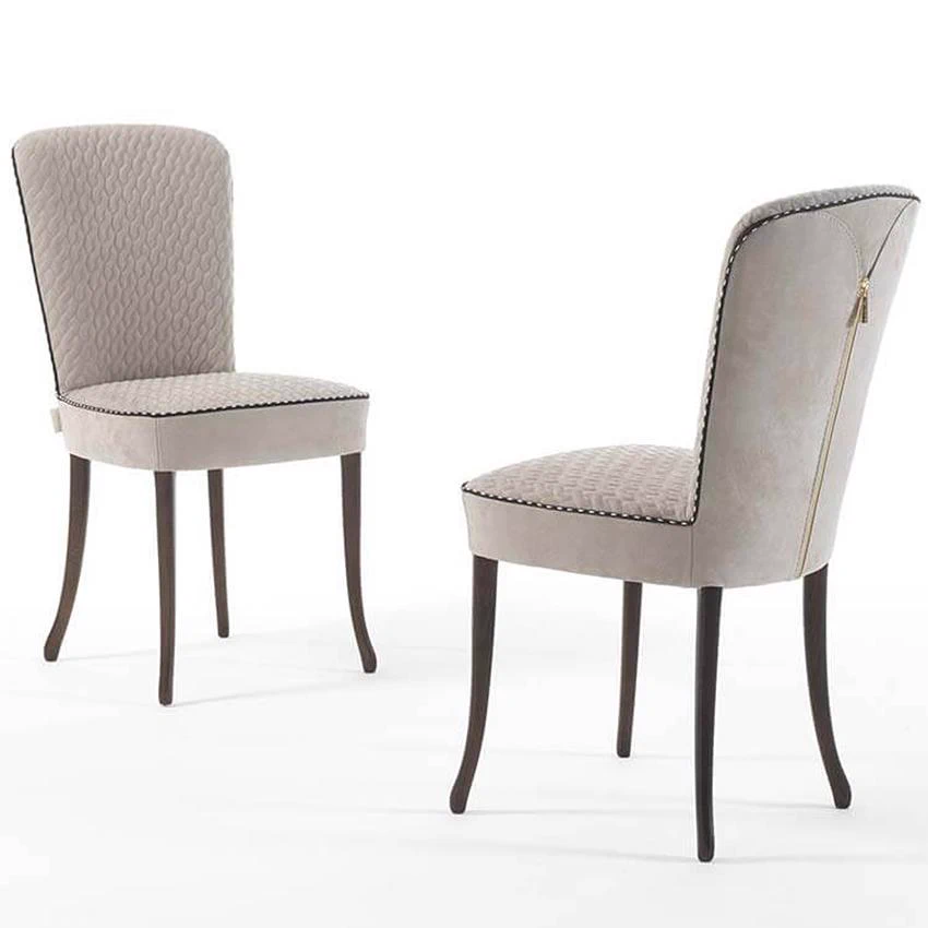 Каркас и наполнение: массив дерева. Стиль ар-деко Стул Ambra — Vittoria Frigerio, текстиль