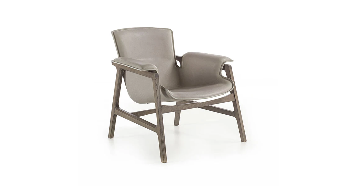 Кресло Arianna — Vittoria Frigerio, кожа, фото 3