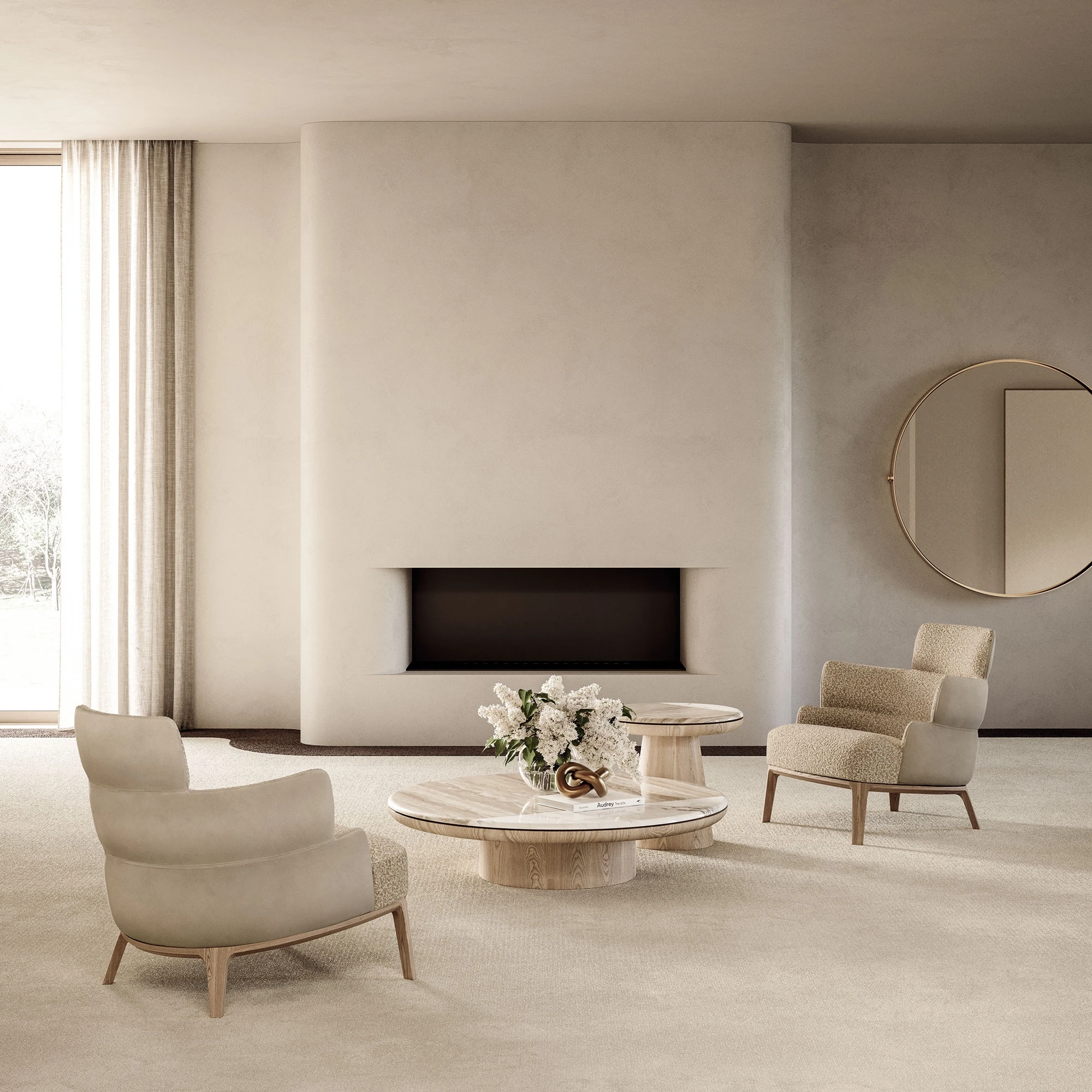 Кресло Audrey — Vittoria Frigerio, кожа, фото 3