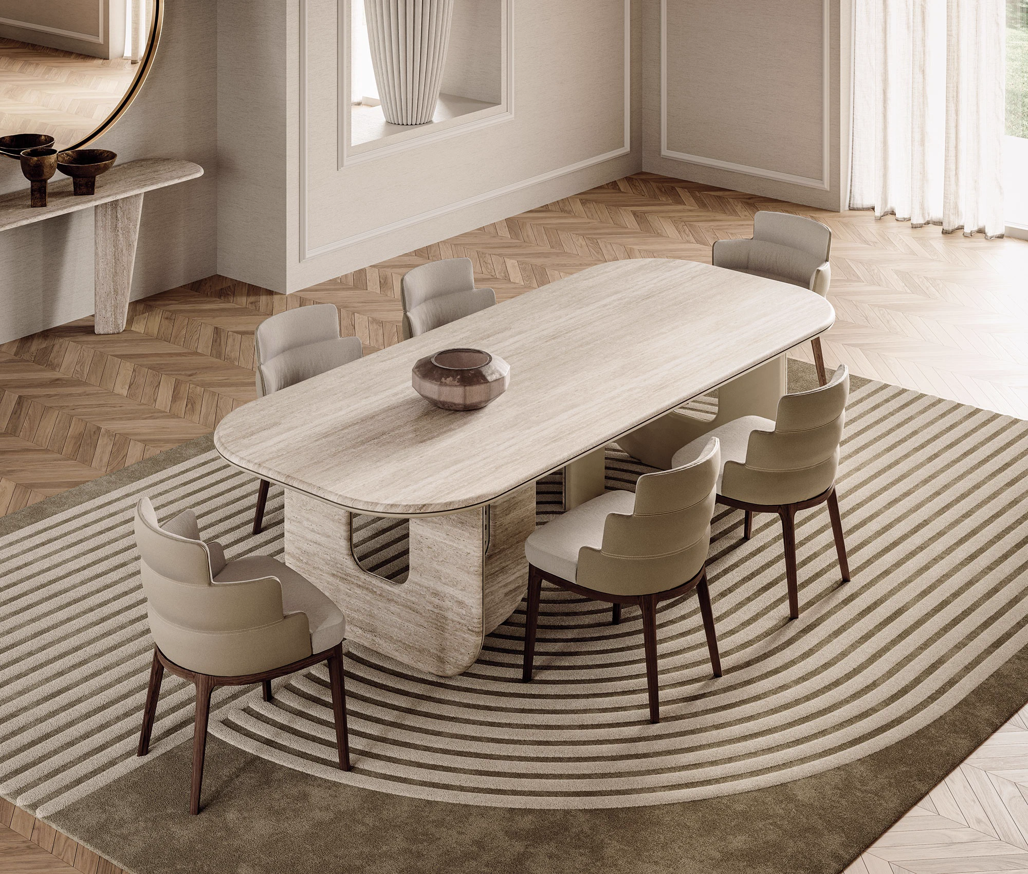 Стул Audrey — Vittoria Frigerio, кожа, фото 2