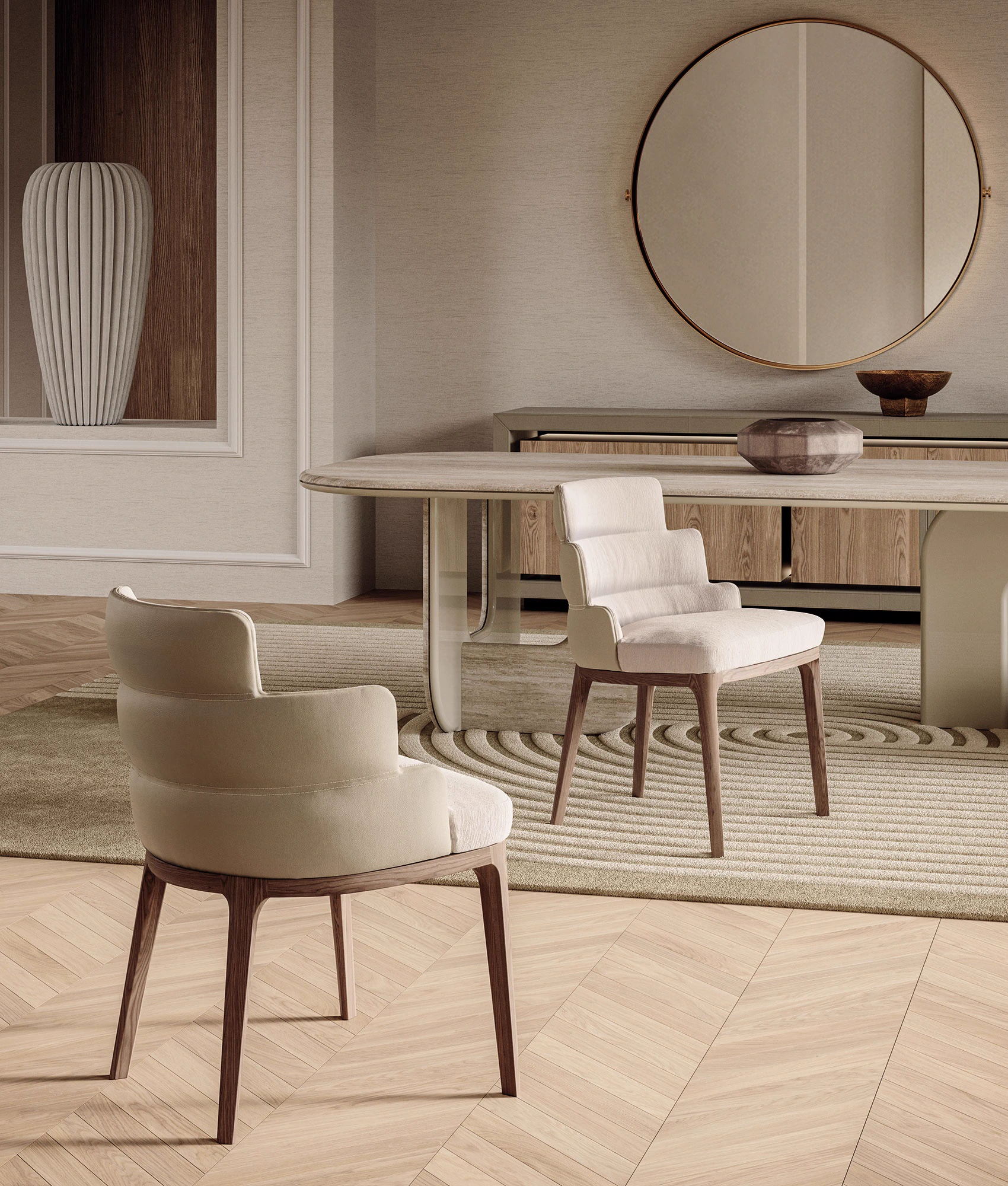 Стул Audrey — Vittoria Frigerio, кожа, фото 3