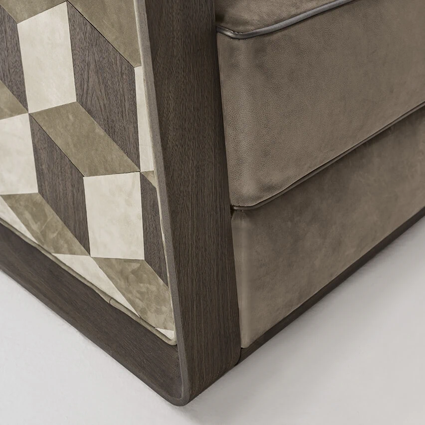 Диван Balbiano — Vittoria Frigerio, кожа, фото 5