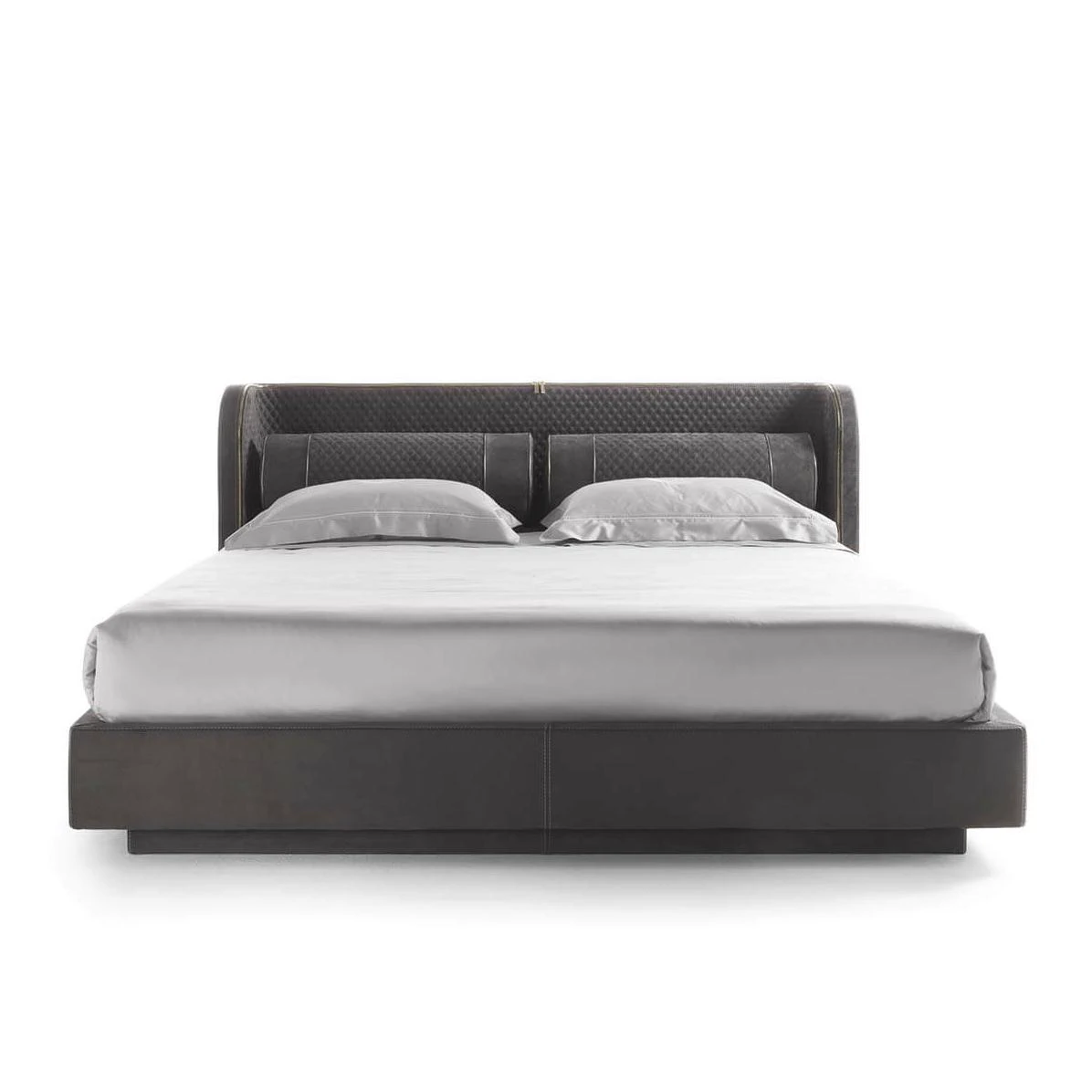 Кровать Bellini Low — Vittoria Frigerio, кожа, фото 2