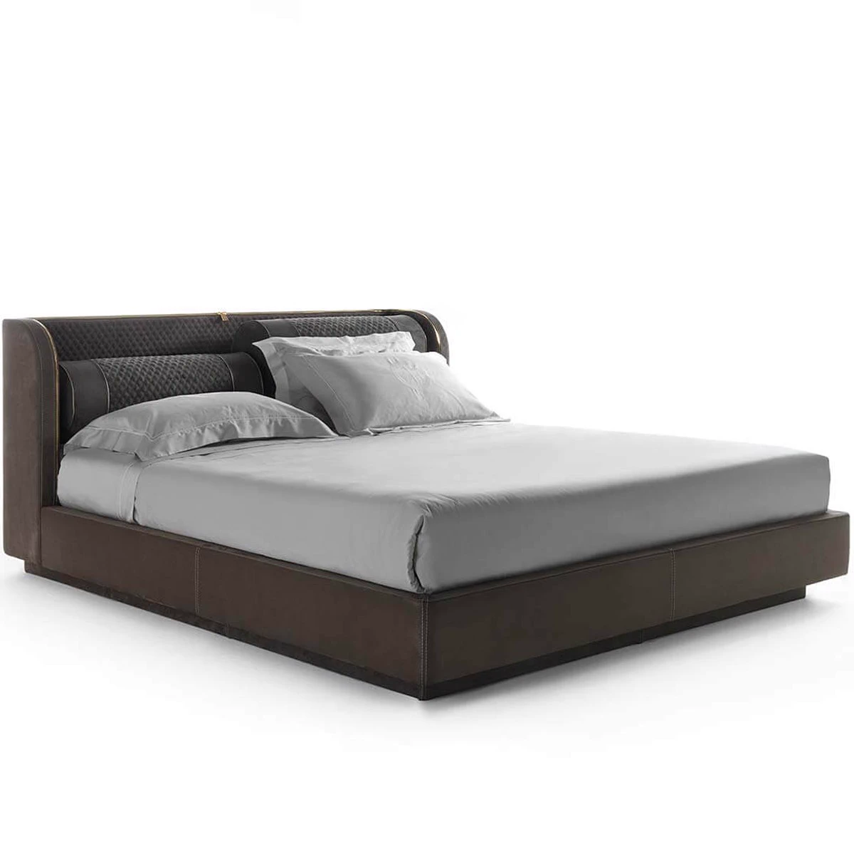 Кровать Bellini Low — Vittoria Frigerio, кожа