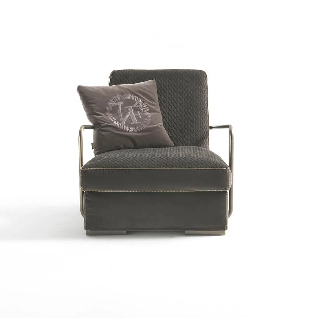 Кресло Borghese — Vittoria Frigerio, кожа, фото 2