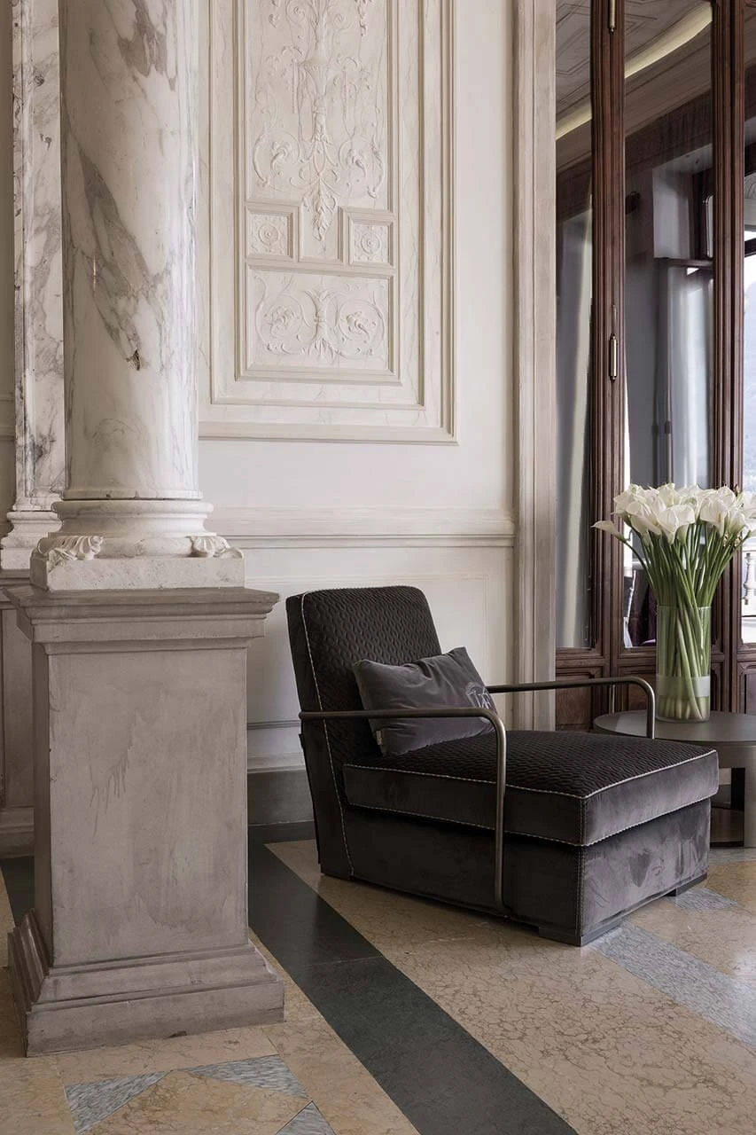Кресло Borghese — Vittoria Frigerio, кожа, фото 6