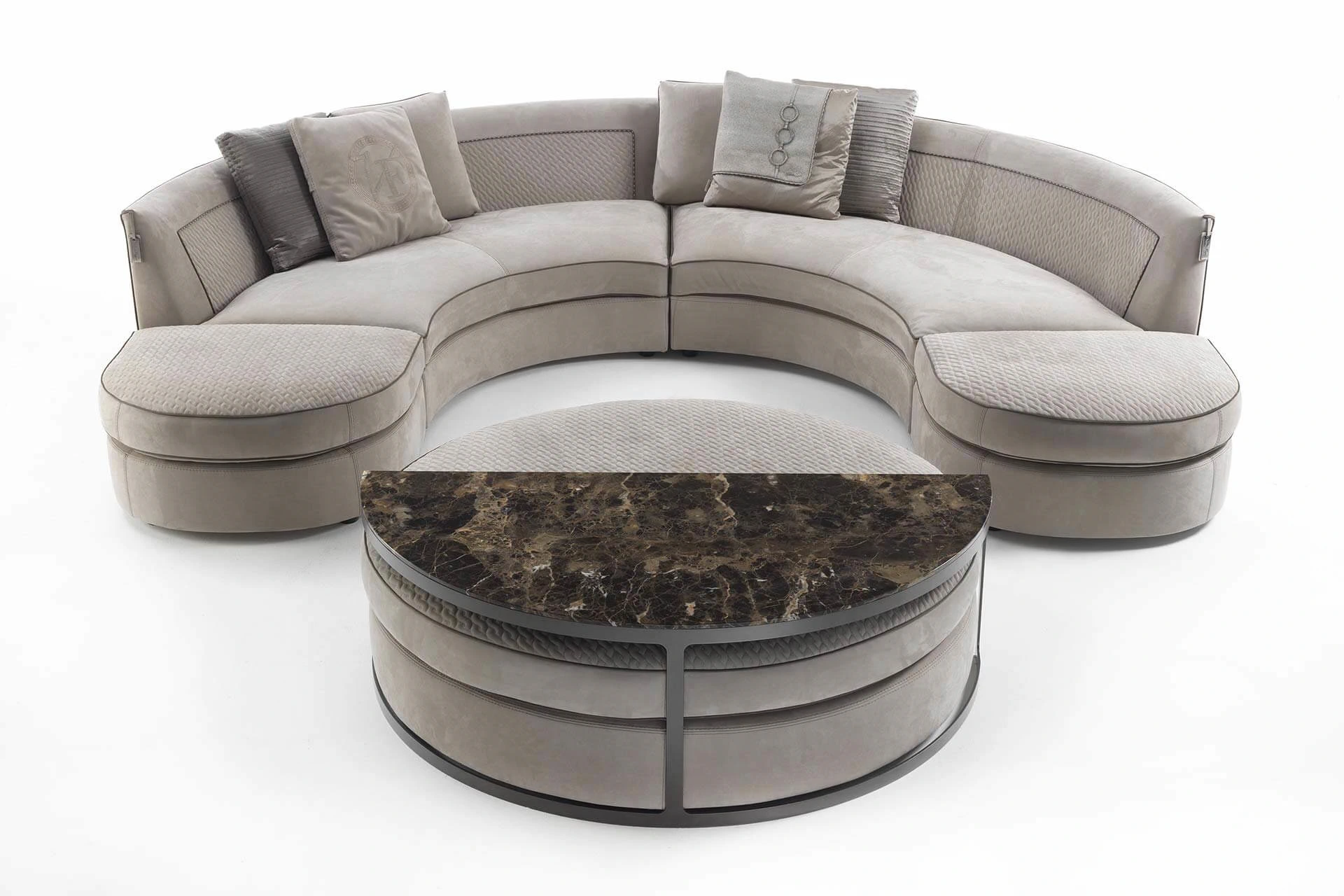 Диван Borromeo — Vittoria Frigerio, кожа, фото 2