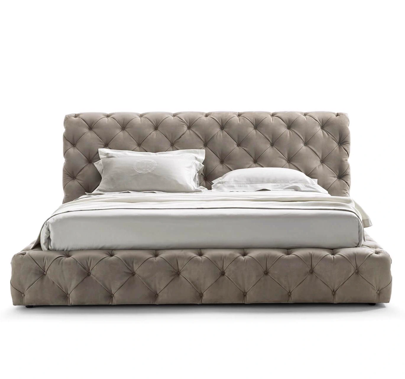Кровать Caracciolo — Vittoria Frigerio, кожа, фото 2