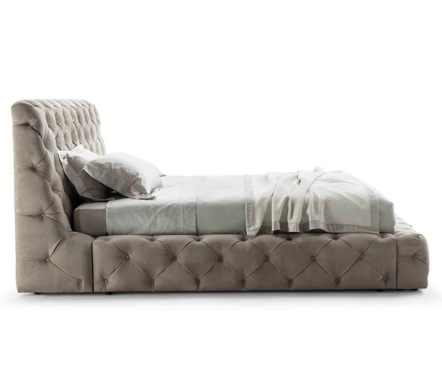 Кровать Caracciolo — Vittoria Frigerio, кожа, фото 3