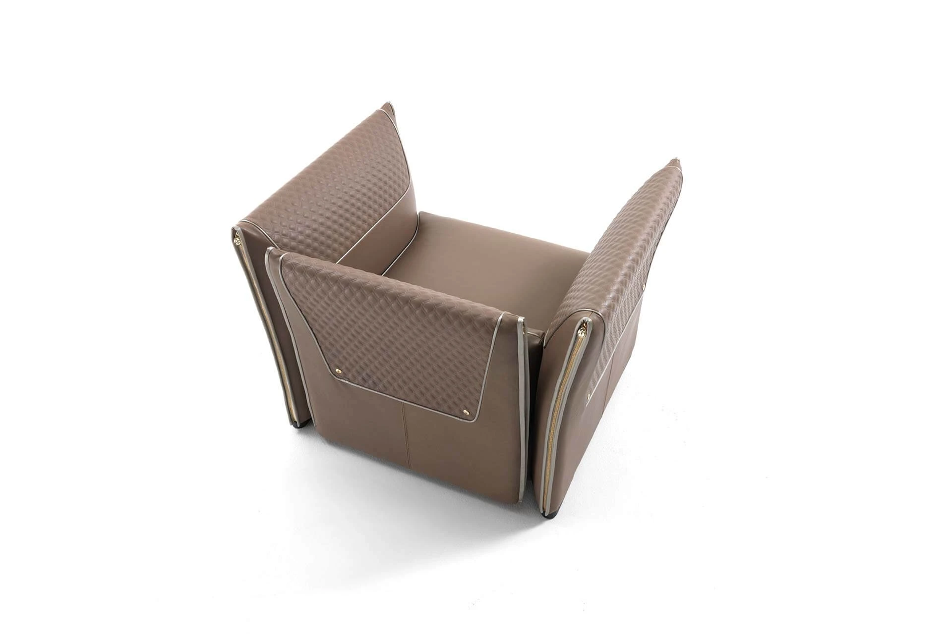 Кресло Clivio — Vittoria Frigerio, кожа, фото 3