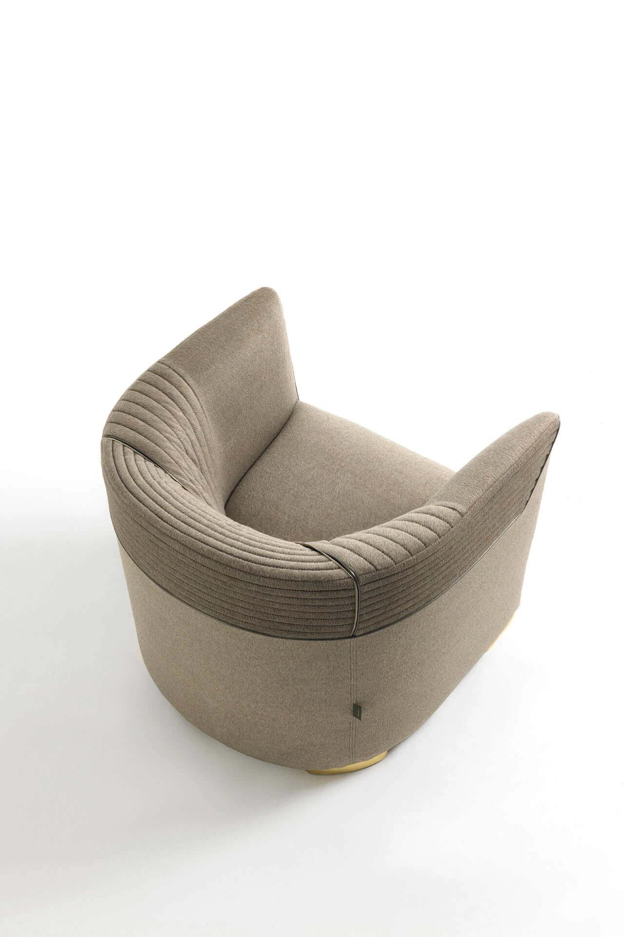 Кресло Diana — Vittoria Frigerio, кожа, фото 4