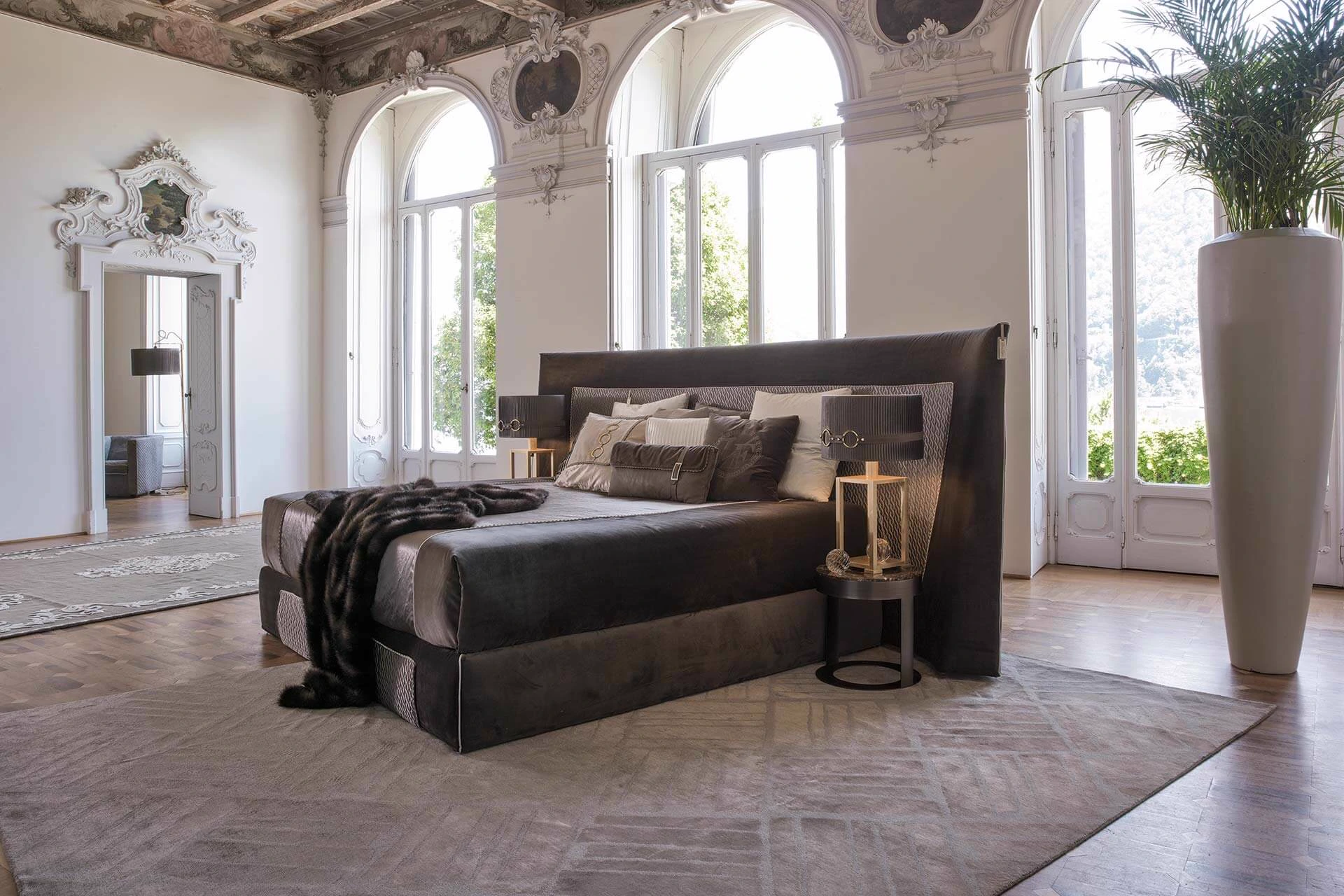 Кровать Duse — Vittoria Frigerio, кожа, фото 3