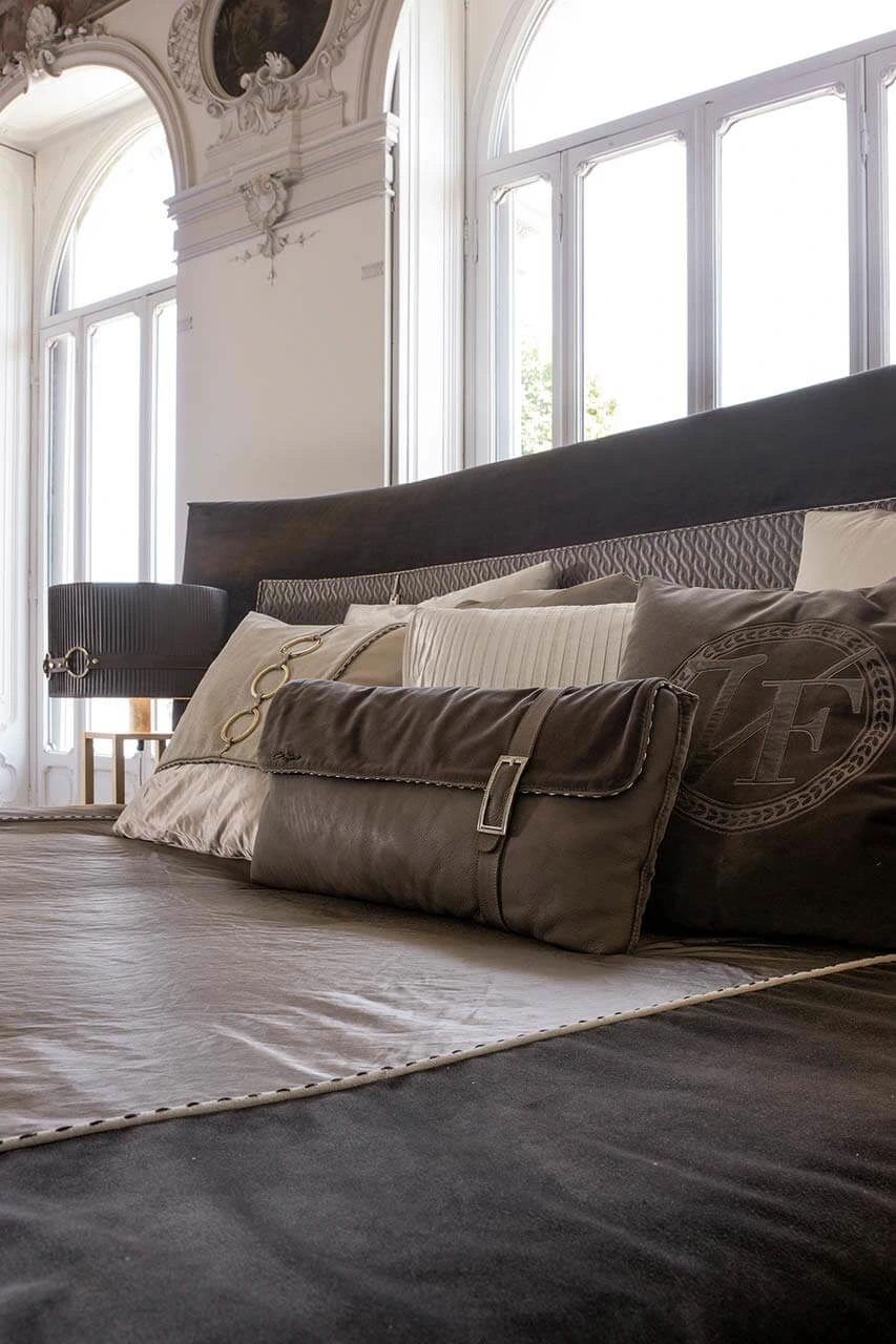 Кровать Duse — Vittoria Frigerio, кожа, фото 4